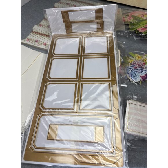 Anna Griffin Window Box Card Making Kit Cutting Dies Cards Envelopes Embellishme - Picture 6 of 15